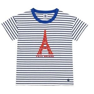 Petit Bateau NWT Tee Shirt with Paris Graphic